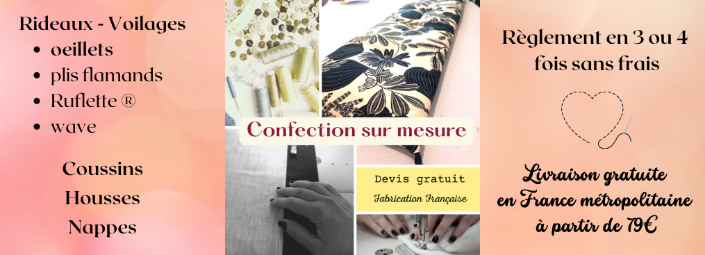 Rideaux Made in France sur mesure